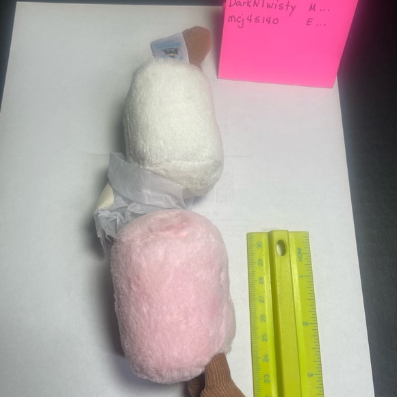 1 BNWT JELLYCAT MARSHMALLOW BAG CHARM - Picture 4 of 13